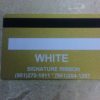 Zebra White Signature Panel Ribbon