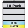 Matte Sheet Laminate, 10mil, 3-Track Mag