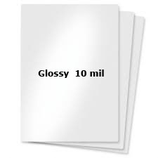 Glossy Sheet Laminate, 10 mil