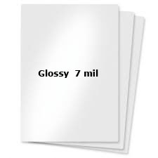 Glossy Sheet Laminate, 7 mil