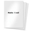 Matte Laminate Sheet -5mil