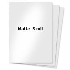 Matte Sheet Laminate, 5 mil