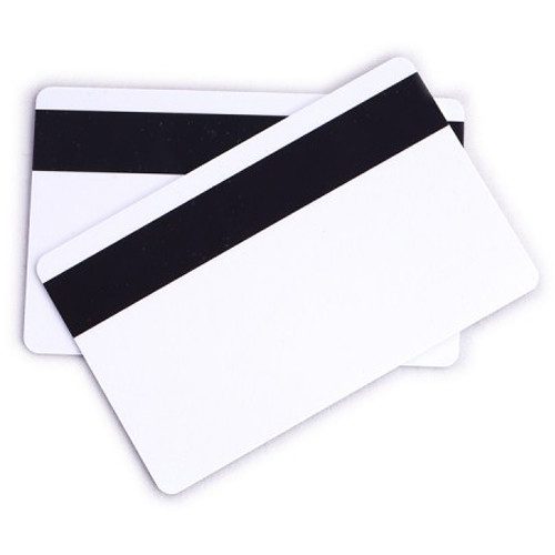 Blank PVC Cards with 3-Track HiCo Magstripe – Graphic Quality, 100 card pack